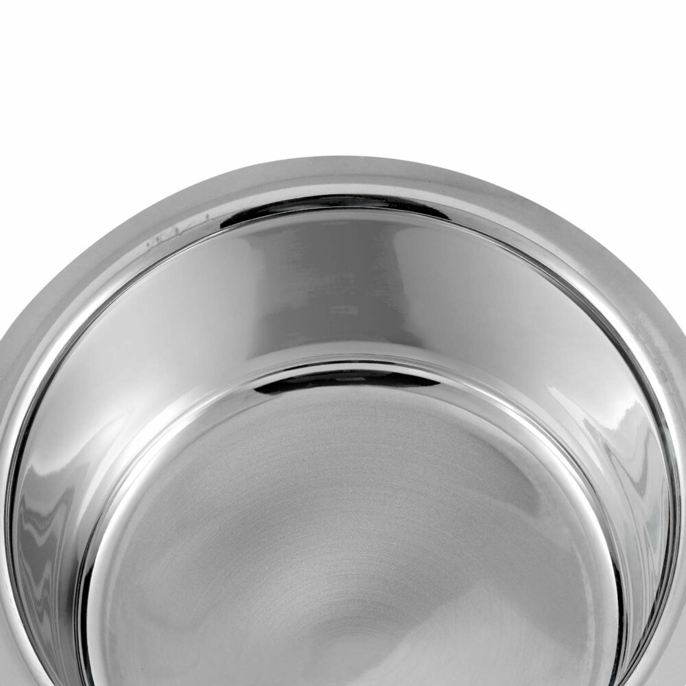 Vinod Stainless Steel Capsule Bottom Tope/Patila Combo Set of 3 Pcs - 2 7L (14cm), 3 4L (15cm), and 4L (16cm Diameter) - Silver - Image 6