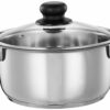 20cm Stainless Steel Dutch Oven with Glass Lid, 3 Litres Capacity - Image 6
