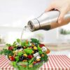 Stainless Steel Oil Dispenser with Lid for Kitchen, 1000ml - Pooja Decor Vinegar Bottle Set of 1 - Image 5