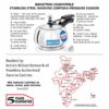 Hawkins 2 Litre Contura Pressure Cooker, Stainless Steel Inner Lid Cooker, Handi Cooker, Induction Cooker, Small Cooker, Silver (SSC20)
