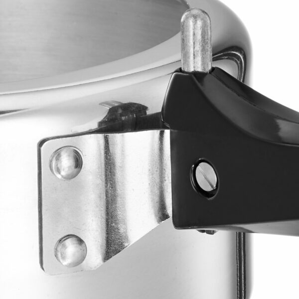 Sanskriti Exports - Sleek Stainless Steel Induction Bottom Pressure Cooker - 3 Liter (Inner Lid)