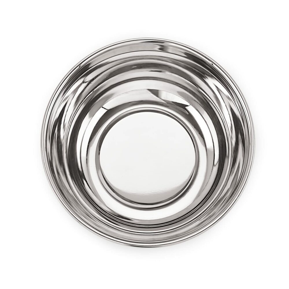 Sanskriti Exports Stainless Steel 5, 22 Gauge Lazer Etching 150 ml Vati, Dinner Bowl Katori Serving Vati, Durable Quality, Elegant, Perfect for Serving Snacks, Desserts, and Condiments, Silver - Image 2