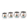 Sanskriti Exports Stainless Steel Mango Lota 800ml with Lid, Silver | Traditional Pooja Water Pot for Daily Use and Temple - Image 2