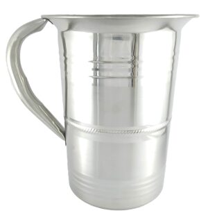 Sanskriti Exports Stainless Steel Water Jug - 1.5 Liter, Ideal for Kitchen, Dining, or Restaurant Use - Set of 1, Weighs 400gm (Approx)