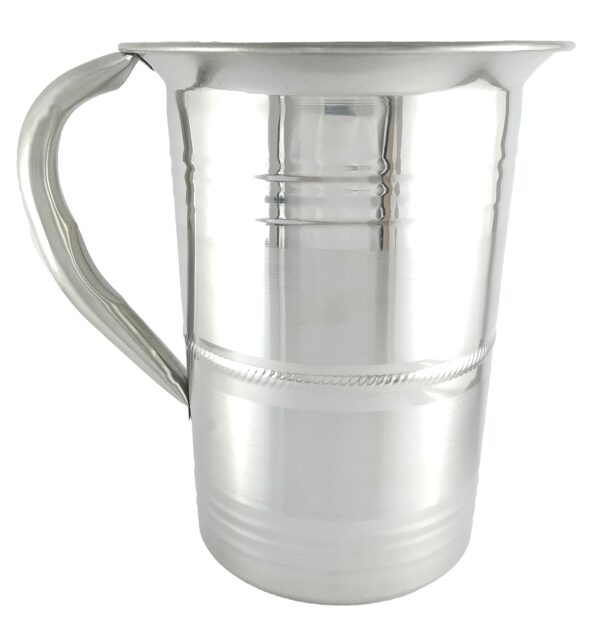 Sanskriti Exports Stainless Steel Water Jug - 1.5 Liter, Ideal for Kitchen, Dining, or Restaurant Use - Set of 1, Weighs 400gm (Approx)