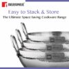 Sanskriti Exports BE Essentials 28 cm Hammered Kadai, 4 2 L Kadhai Without Lid, Thickness 2 2 mm, Food Safe, Sturdy and Durable, Easy to Clean, Gas Stove Compatible, Dishwasher Safe, 5-Year Warranty