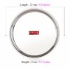 Sanskriti Exports Stainless Steel Thali Set | 25 cm Mirror Finish Plates for Dinner & Lunch, Set of 6 - Image 4