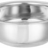 Sanskriti Exports Stainless Steel Handi Set - Set of 4 (15cm, 16cm, 19cm, 21cm) with Lids - Ideal for Indian Cooking - Image 2
