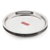 Sanskriti Exports Stainless Steel Thali Set | 25 cm Mirror Finish Plates for Dinner & Lunch, Set of 6 - Image 6