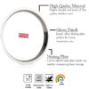 Sanskriti Exports Stainless Steel Thali Set | 25 cm Mirror Finish Plates for Dinner & Lunch, Set of 6 - Image 3