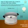Sanskriti Exports 3 Plates Stainless Steel Heavy Quality Idli Stand/Idli Maker Makes 12 Large Size Idlis at Once.