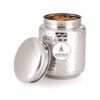 Sanskriti Exports Stainless Steel Hammered Pearl Canister with Thread Lock Lid | Food Grade Airtight Storage Jar for Kitchen (1500 ml) - Image 5
