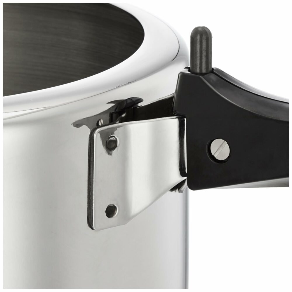 Sanskriti Exports Sleek Stainless Steel Induction Bottom Pressure Cooker - 5 Liter (Inner Lid) - Image 4