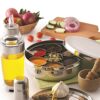 Sanskriti Exports Stainless Steel Spice Box Set of 10 Pieces - 1225 ml