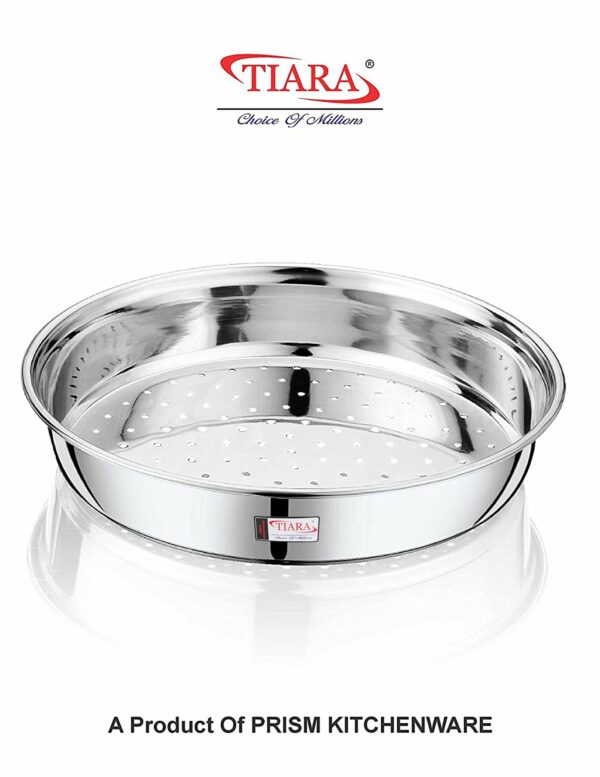 TIARA - LAXMI Hole CHALNI Wheat Strainer Stainless Steel for Kitchen 1Pc