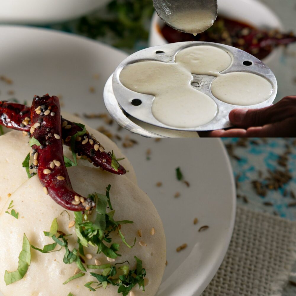 Premium Stainless Steel 3 plates 12 cavity Idli Stand Homemade Idli Maker Makes 12 standard size Idlis at once Idly stand with holes to be inserted in pressure cooker 3 Rack Idlis Stand - Image 6