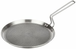 Sanskriti Exports Triply Stainless Steel Tawa 28 cm Diameter with Honeycomb Design (Induction Friendly)