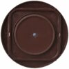 Sanskriti Exports - Plastic Revolving Spice Rack Set of 16 Pieces, (Dark Brown, Standard Size)