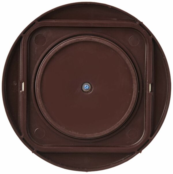 Sanskriti Exports - Plastic Revolving Spice Rack Set of 16 Pieces, (Dark Brown, Standard Size)