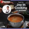Tri-Ply Stainless Steel 20 cm Rice Handi with Lid - Induction & Gas Stove Friendly - Silver - Image 2