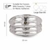 Sanskriti Exports 3 Plates Stainless Steel Heavy Quality Idli Stand/Idli Maker Makes 12 Large Size Idlis at Once.