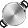 20cm Stainless Steel Dutch Oven with Glass Lid, 3 Litres Capacity - Image 5