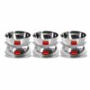 Sanskriti Exports Stainless Steel Heavy Gauge Bowl Set/Wati Set With Mirror Finish 10Cm Dia - Set Of 6Pc, 200 Ml