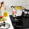 Sanskriti Exports Sleek Stainless Steel Induction Bottom Pressure Cooker - 5 Liter (Inner Lid)