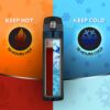 Stainless Steel Water Bottle 500 ml Double Wall Insulation Blue - Keeps Drinks Hot for 16 Hours Cold for 18 Hours Ideal for Office Gym School College
