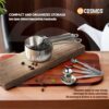 Sanskriti Exports Complete Kitchen Measuring Set: 4 Stainless Steel Cups & 4 Spoons ? Essential Gadgets for Accurate Recipe Preparation Ideal for Baking & Cooking Enthusiasts (Set of 4 Cups & 4 Spoons)
