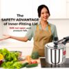 Stainless Steel 3 Litre Inner Lid Pressure Cooker Set by Pigeon for Induction Cooking - Image 5