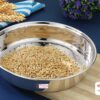 Tiara Stainless Steel Laxmi Hole Chalni Wheat Strainer for Indian Kitchenware 1Pc - Image 4