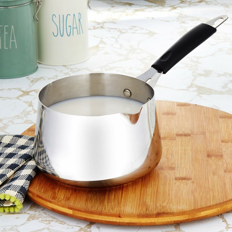 Sanskriti Exports Stainless Steel T Pan, Induction Base, 1.5 Litre