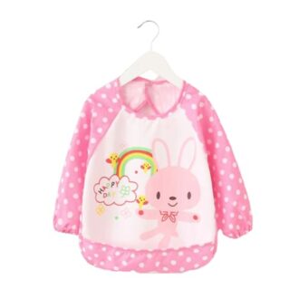 Kids Waterproof Long Sleeve Apron - Ideal for Painting & Feeding