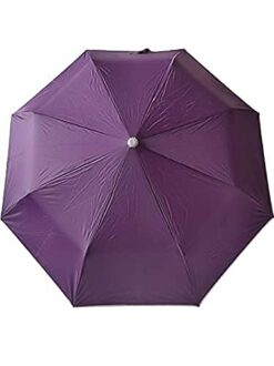 3 Fold Ladies Nylon Umbrella - Assorted Colors, UV Protection