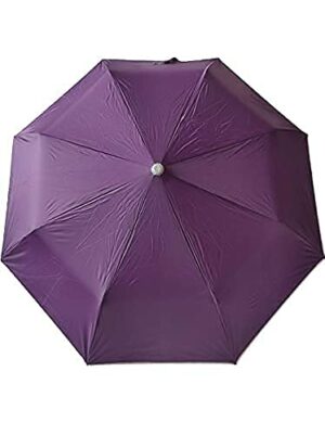 3 Fold Ladies Nylon Umbrella - Assorted Colors, UV Protection