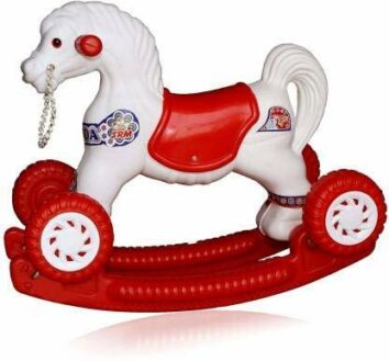 2 in 1 Baby Horse Rider Rocker for Kids 1-3 Years