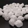 50 Pcs Small Artificial Foam Rose Flowers for DIY Crafts & Decor