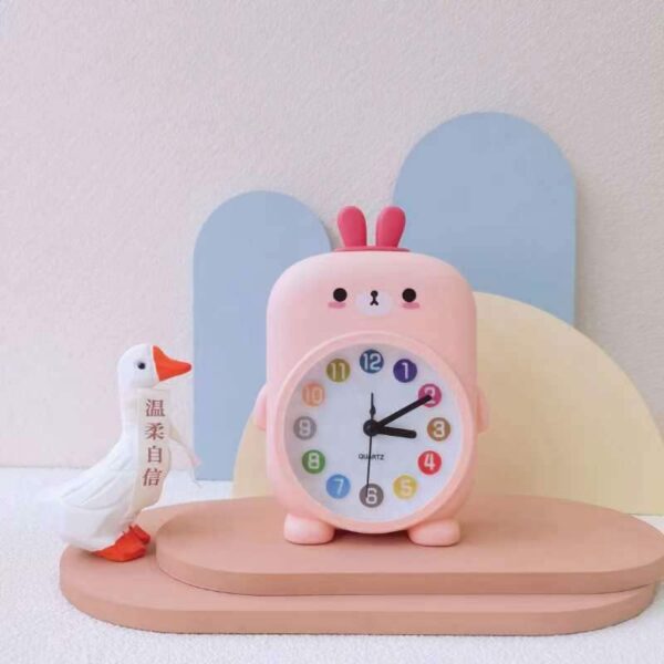 Cute Cartoon Kids Alarm Clock - Silent, Easy Setup, 9cm - Image 6