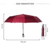 Windproof Travel Umbrella - Automatic Open/Close, Compact & Lightweight