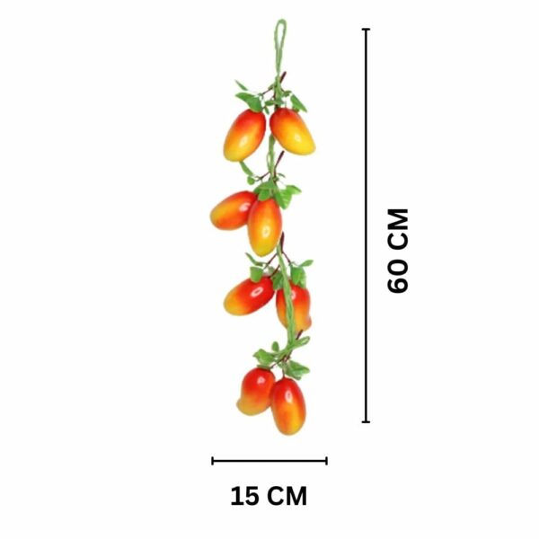 Artificial Mango Fruit String Garland - 60 CM for Home & Events - Image 2