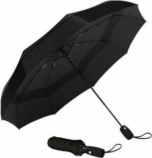 Compact Windproof Travel Umbrella - Automatic & Stylish