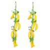 Artificial Banana Fruit Strings - 60 CM, Pack of 2 for Home & Events