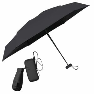 Compact UV Protection Travel Umbrella for Sun & Rain
