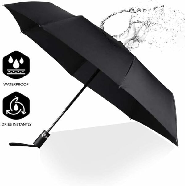 Compact UV Protection Umbrella - Automatic Open & Close, Windproof - Image 3