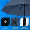 3 Fold Windproof Travel Umbrella with Auto Open/Close
