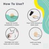 Natural Sun Dried Bath Loofah Scrubber - Eco-Friendly Pack of 3