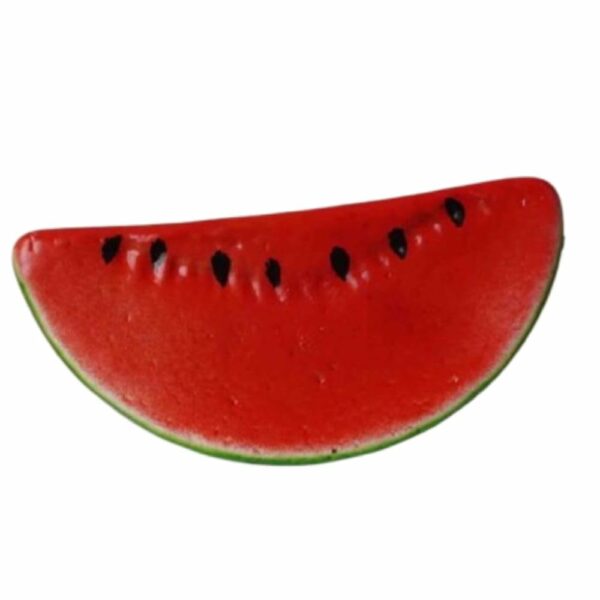 Realistic Artificial Watermelon Fruit Slices - Pack of 5 for Home and Events - Image 3