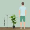 30 Inch Artificial Philodendron Plant for Home & Office Decor