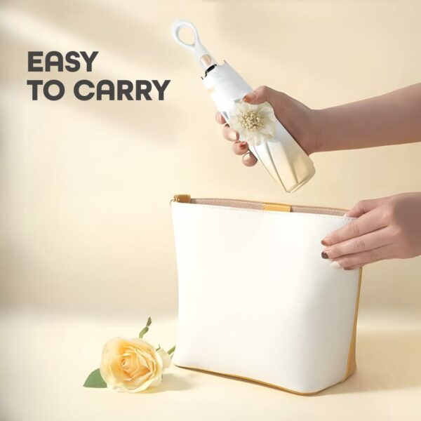 Mini Folding Umbrella with UV Protection and Windproof Design - Image 6
